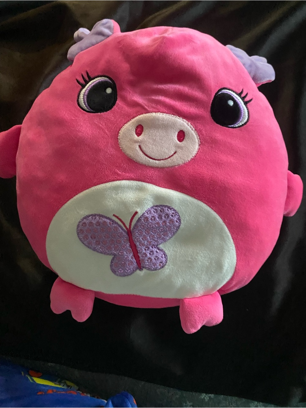 Bridget pink plush pig